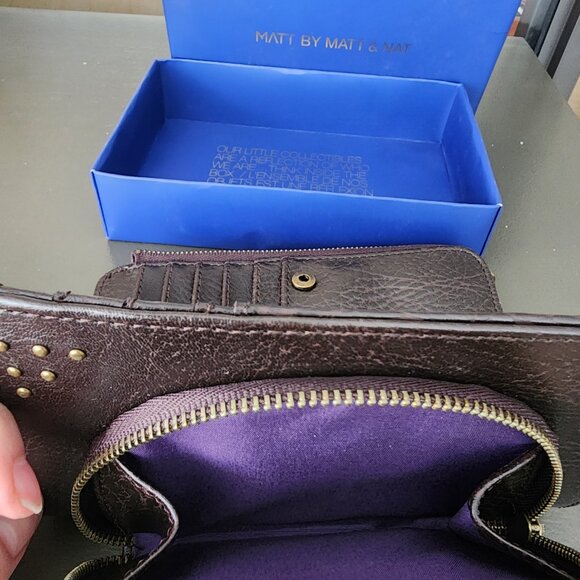 Matt by Matt & Nat - Brown, Multi-compartment Wallet - New-in-Box - Picture 6 of 8